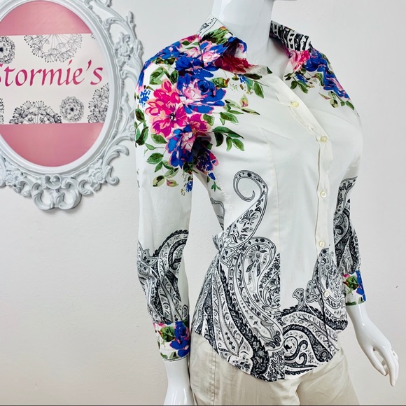 Etro Tops - Etro / Signature Paisley Print And Floral